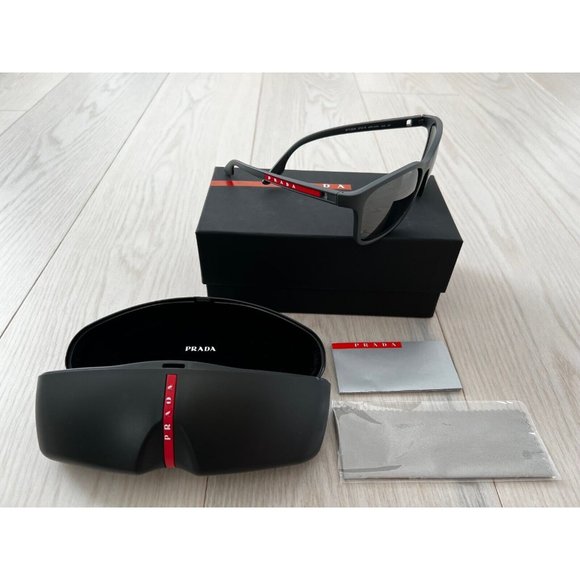 Prada Linea Rossa PS02WS Polarized UFK07H Sunglasses Grey - Picture 2 of 8